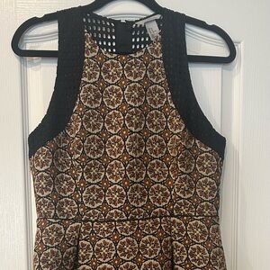 H&M Floral Brocade Dress